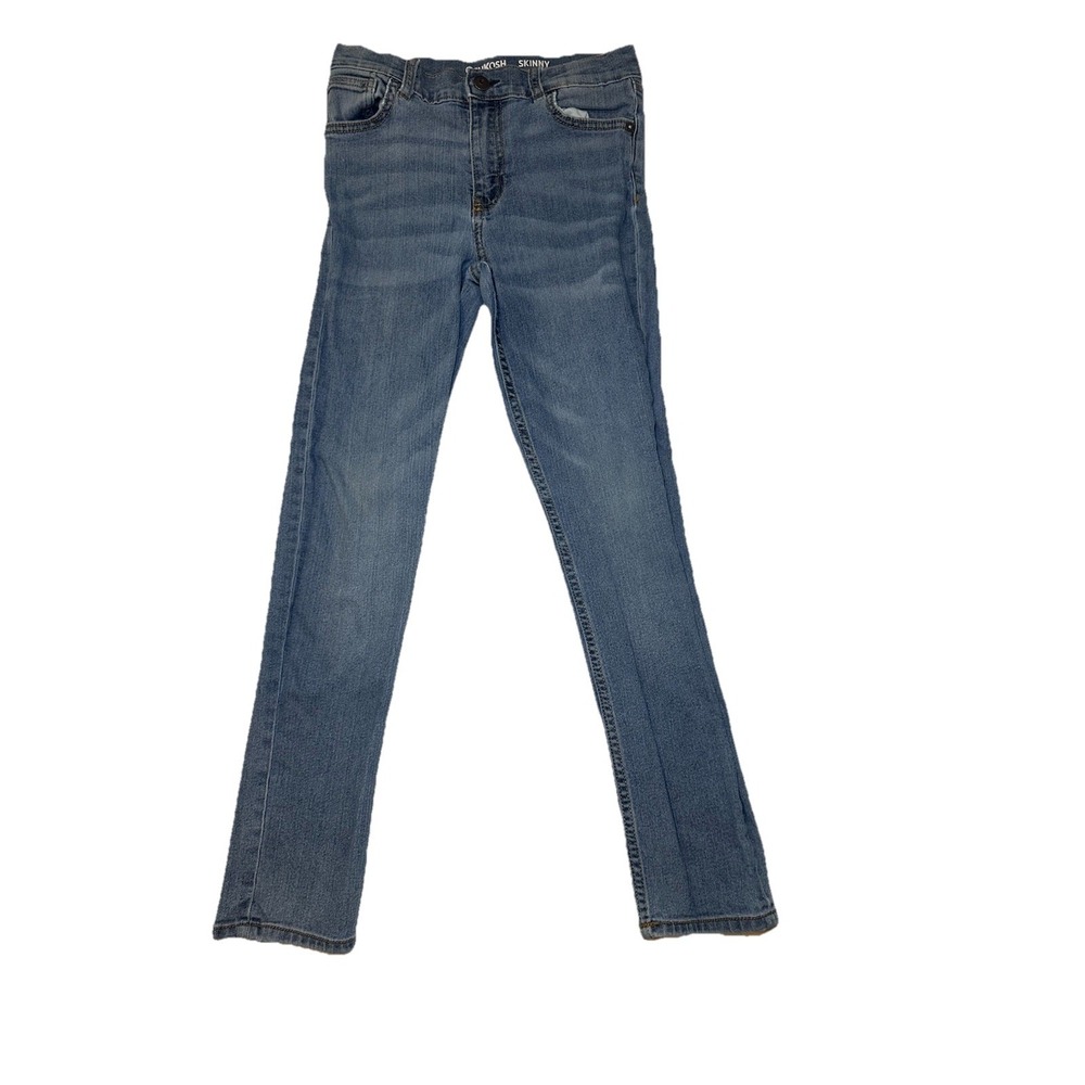 Oskosh B'gosh Skinny Jeans Girls Size 12R Light Wash Stretch Denim Trendy Y2K